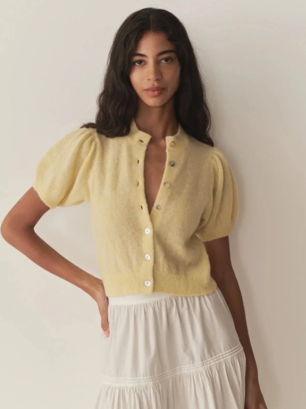 Doen Anisa Cardigan in Dandelion XS